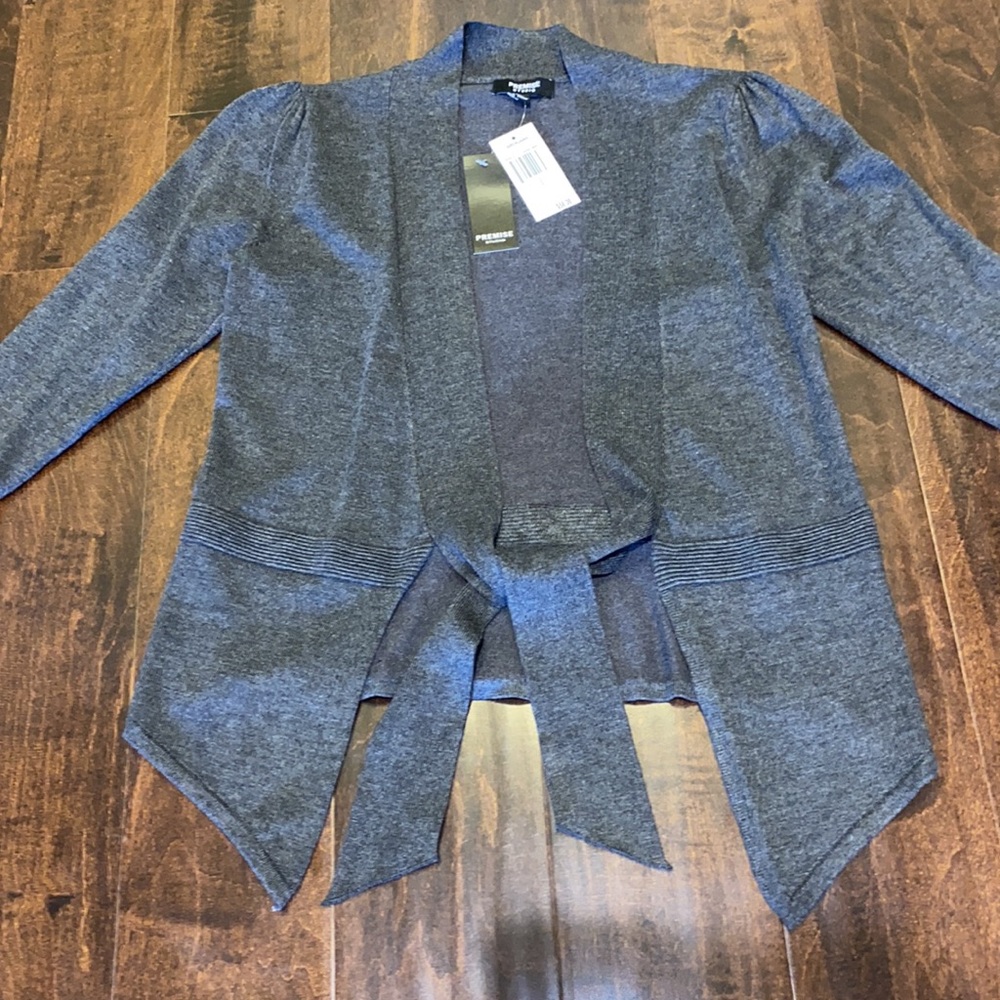 NWT Premise Studio Tie Front Cardigan